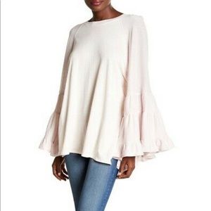 Free People Frill Wide Sleeve Raglan